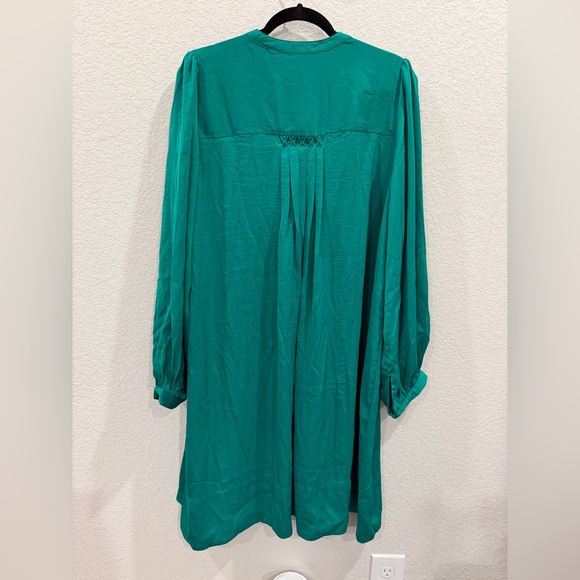 PIOMBO ITALIAN DESIGNER KELLY GREEN LONG SLEEVE DRESS - Picture 8 of 8